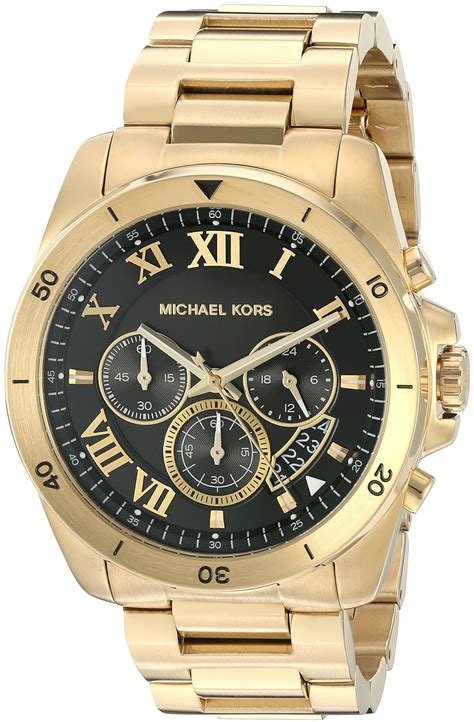 Michael Kors Men's Brecken Goldtone Chronograph Watch MK8481